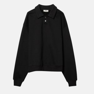 HEAVYWEIGHT POLO CREWNECK