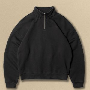 OVERSIZED CORE QUARTER ZIP