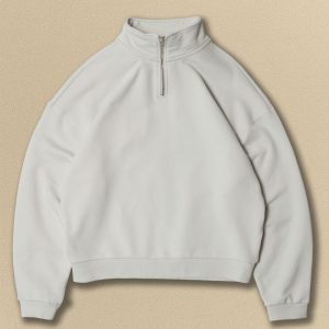 OVERSIZED CORE QUARTER ZIP