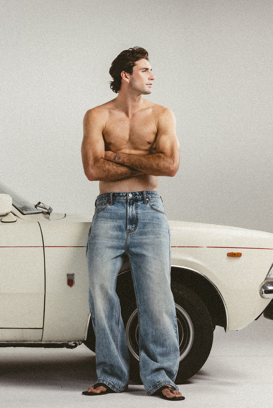 STRAIGHT LEG DENIM PANT - Image 7