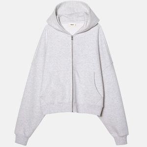 ZIP RECTANGLE HOODIE
