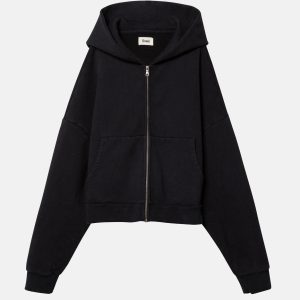 ZIP RECTANGLE HOODIE