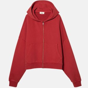 ZIP RECTANGLE HOODIE