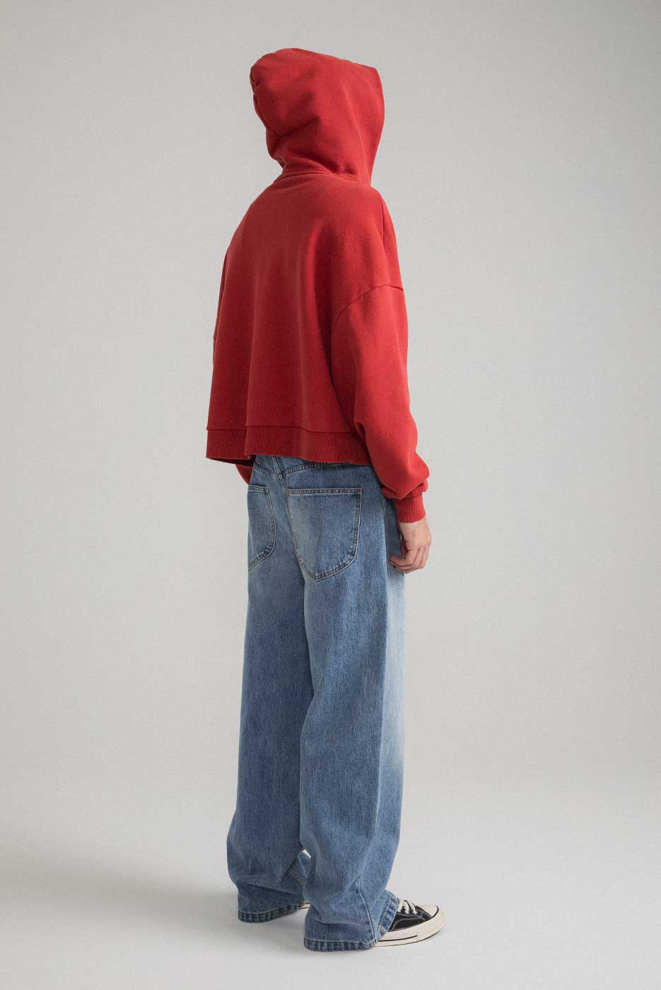 ZIP RECTANGLE HOODIE - Image 5