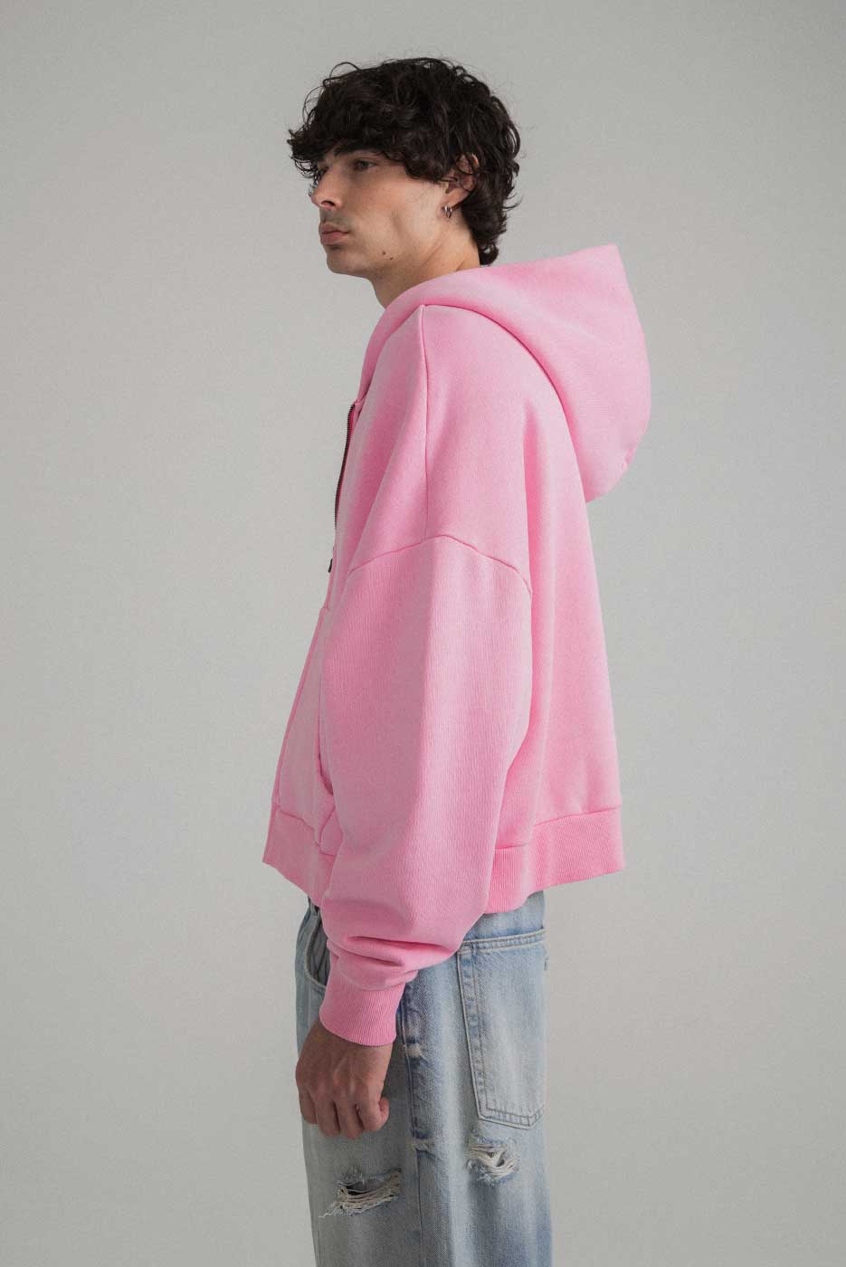 ZIP RECTANGLE HOODIE - Image 8