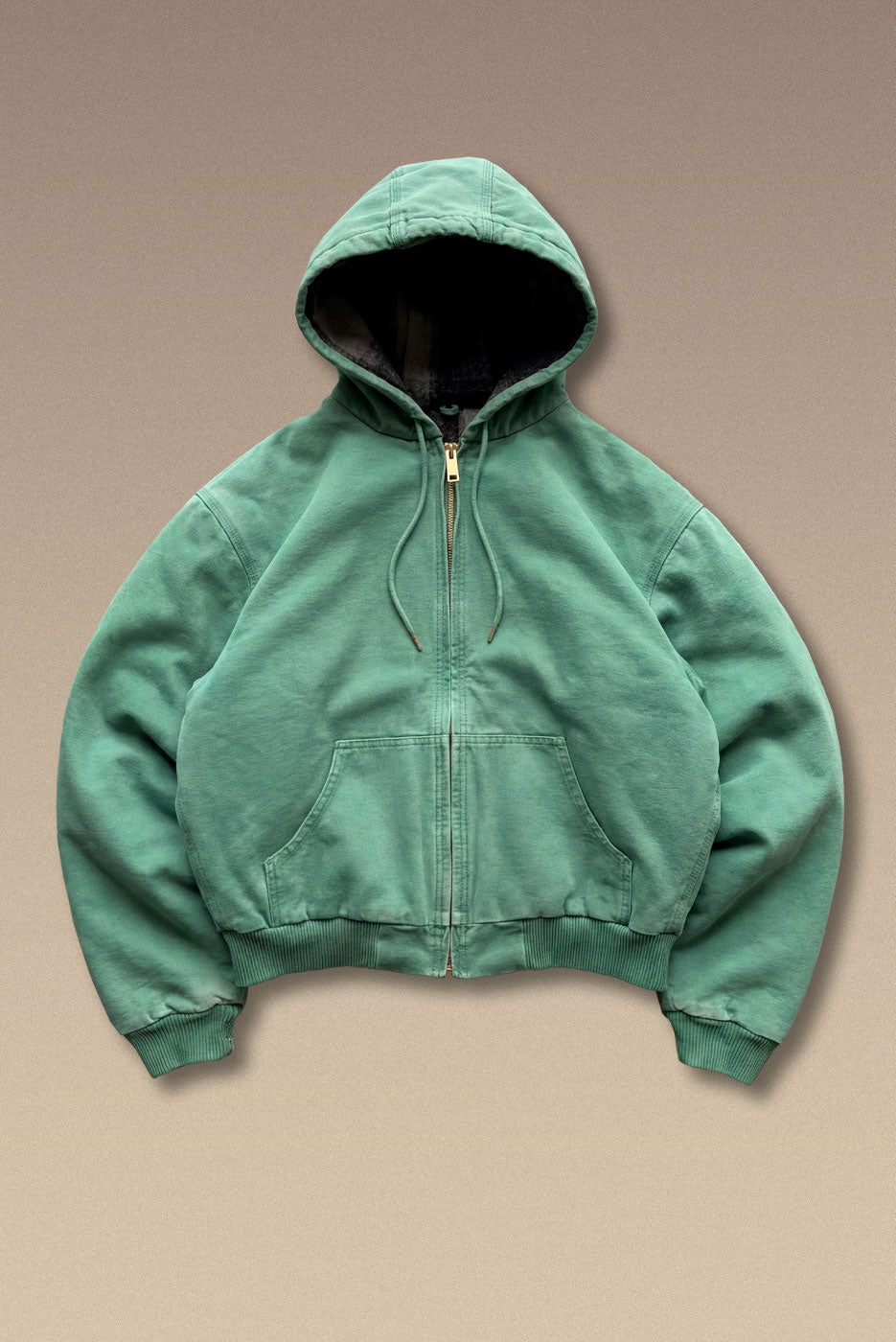 HOODED PETROL JACKET