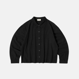 KEY HOLE LS SHIRT