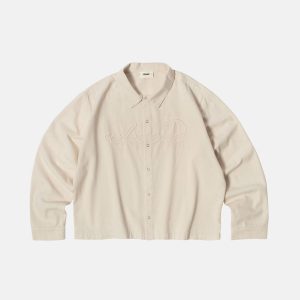 CUT OUT LS SHIRT